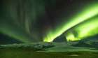 Iceland, Aurora Borealis near Fjallsarlon Art Print